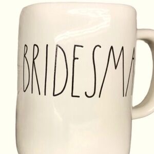 RAE DUNN BRIDESMAID MUG MAGENTA ARTISAN COLLECTION
